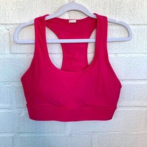 Fabletics Pink with Pocket Sports Bra size Small